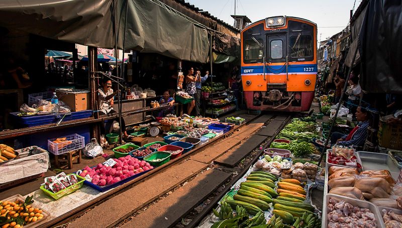 Amphawa Floating Market Maeklong Railway Market Siam Traveller