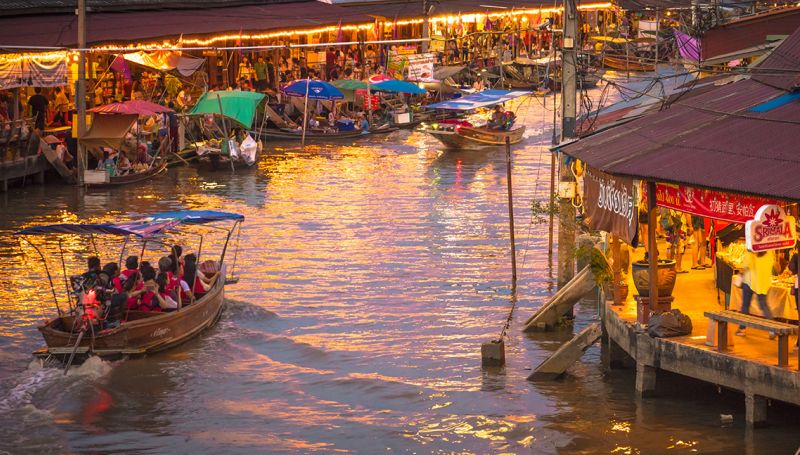 Amphawa Floating Market Maeklong Railway Market Siam Traveller