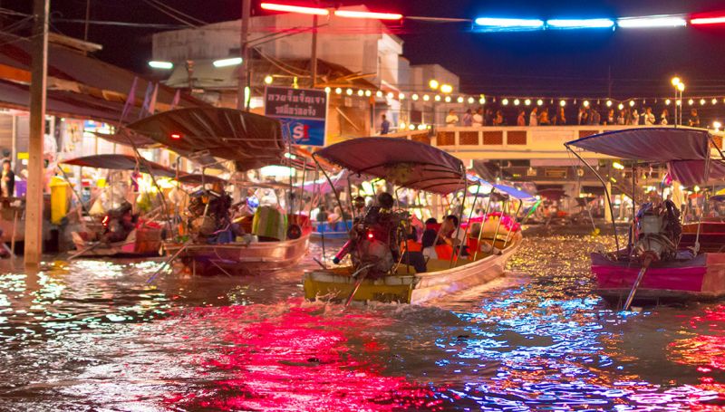 Amphawa Floating Market Maeklong Railway Market Siam Traveller